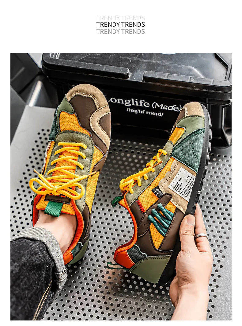 Trend Designer Shoes Man 2025 Original Casual Sneaker Men Street Sneakers Breathable Flat Men's Skate Sneaker sapatos masculinos