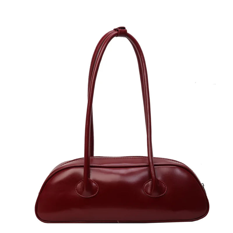 Advanced Sense Retro Pu Zipper Ladies Shoulder Bags Trend 2025 Light Luxury Hot Sale Bags for Women New Handbag Bolsas Femininas