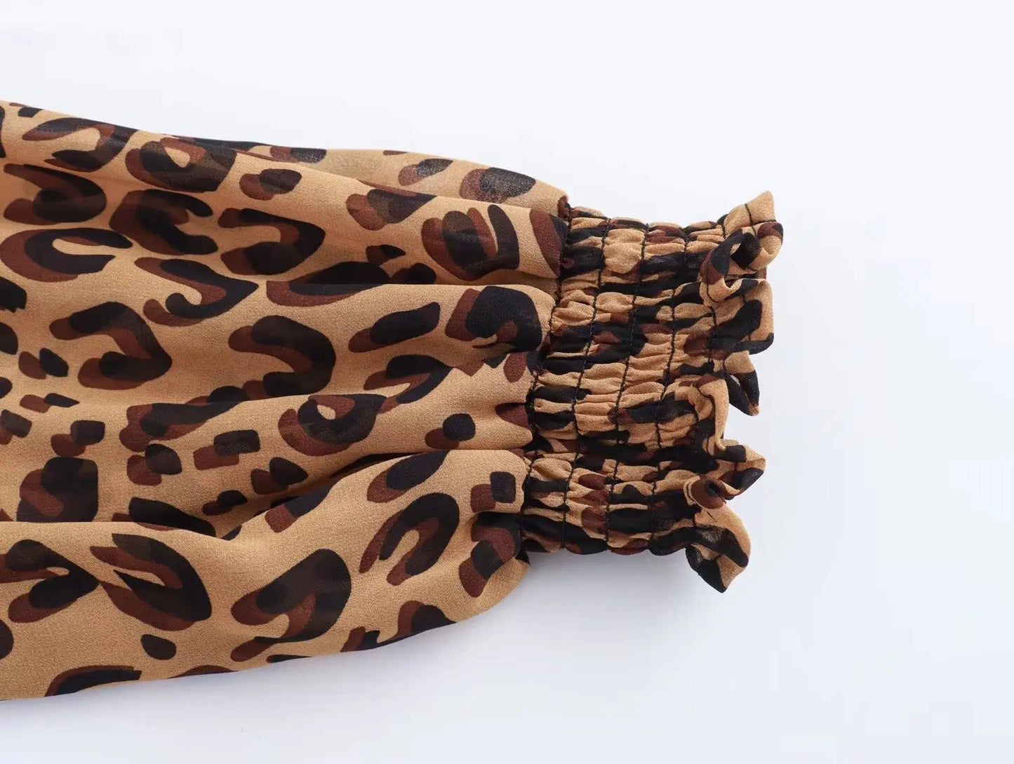 European and American style women's clothing new 2024 fashion retro leopard print long slim temperament dress