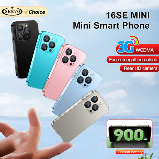 Mini smartphone SERVO 16SE, 16 Go de ROM, Android 9.0, Wi-Fi, double SIM, veille, Play Store, 3G, WCDMA, écran 3,0 pouces, nouvelle version