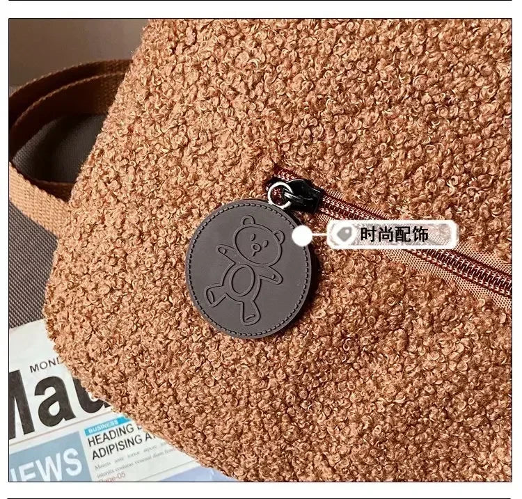 Girl Cute Backpack Women Sweet Travel Backpack Bag High Quality School Bag Girl Solid Soft Handbag Backpack Women