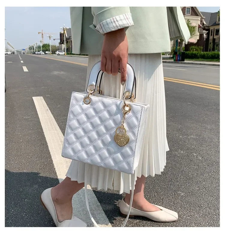 Handbag Women Brand Luxury Totes High Quality Fashion Classic Quilted Square Handle Bag Women Crossbody Shoulder Bags Dropship