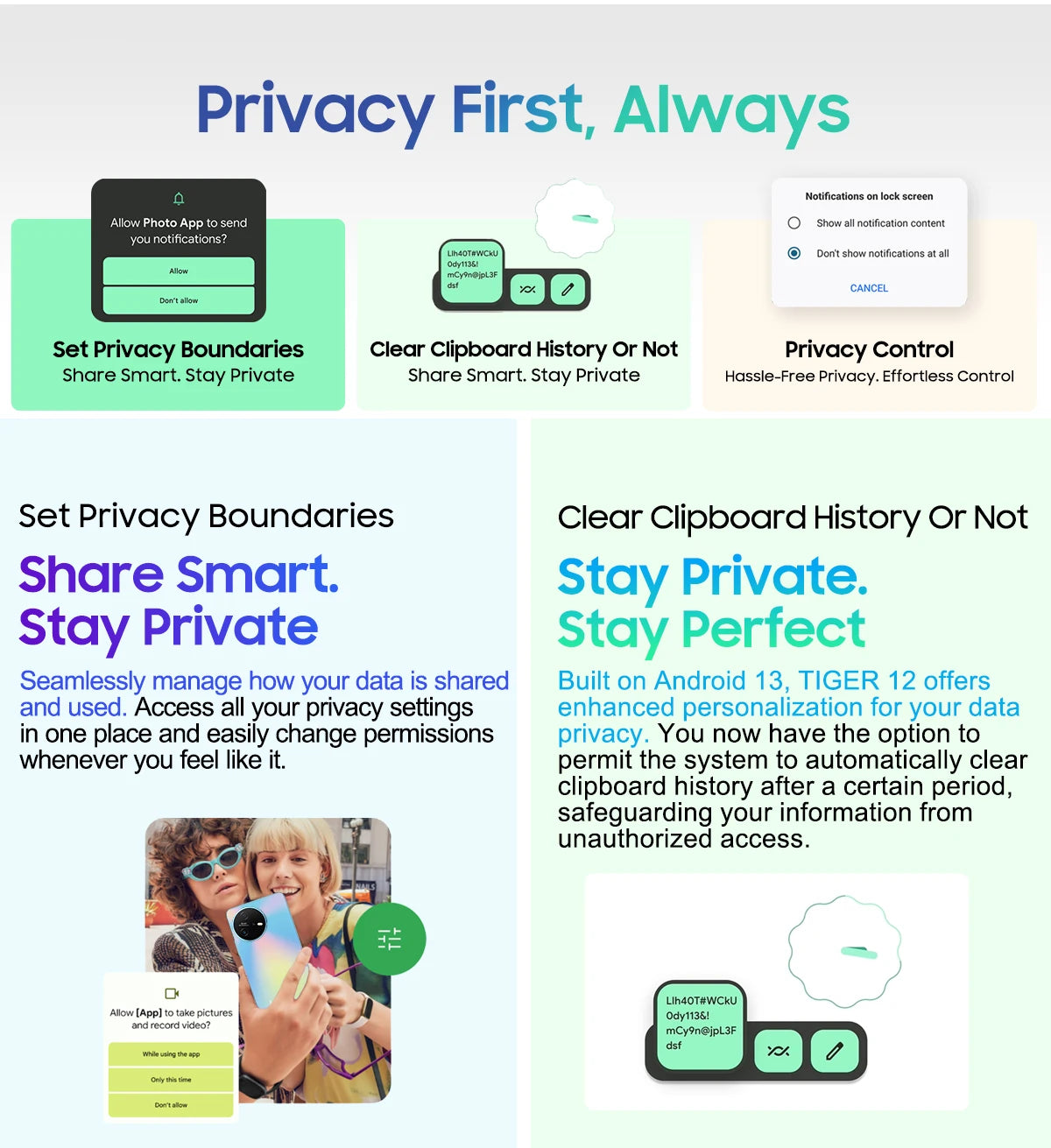 [World Premiere] OSCAL TIGER 12 Smartphone Android13 Helio G99 6.78'' 120Hz 2.4K Display Cell Phone 24GB 256GB 64MP Mobile Phone