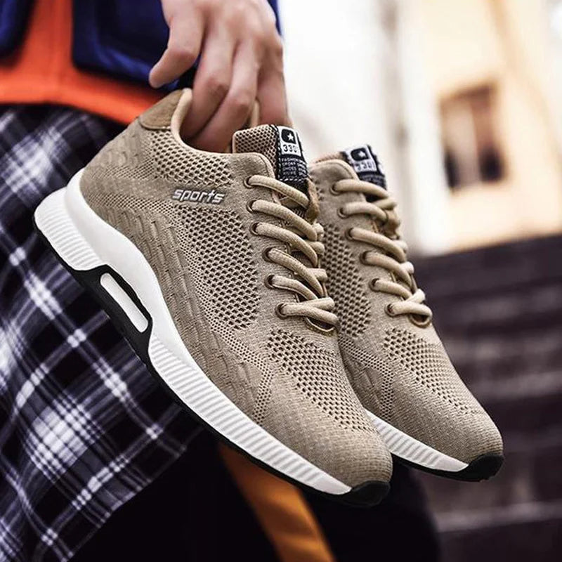 Plus Size 46 Men Sneakers Elevator Shoes Summer Mesh Breathable Heightening Shoes Man Invisiable Increased 6CM Taller Shoes