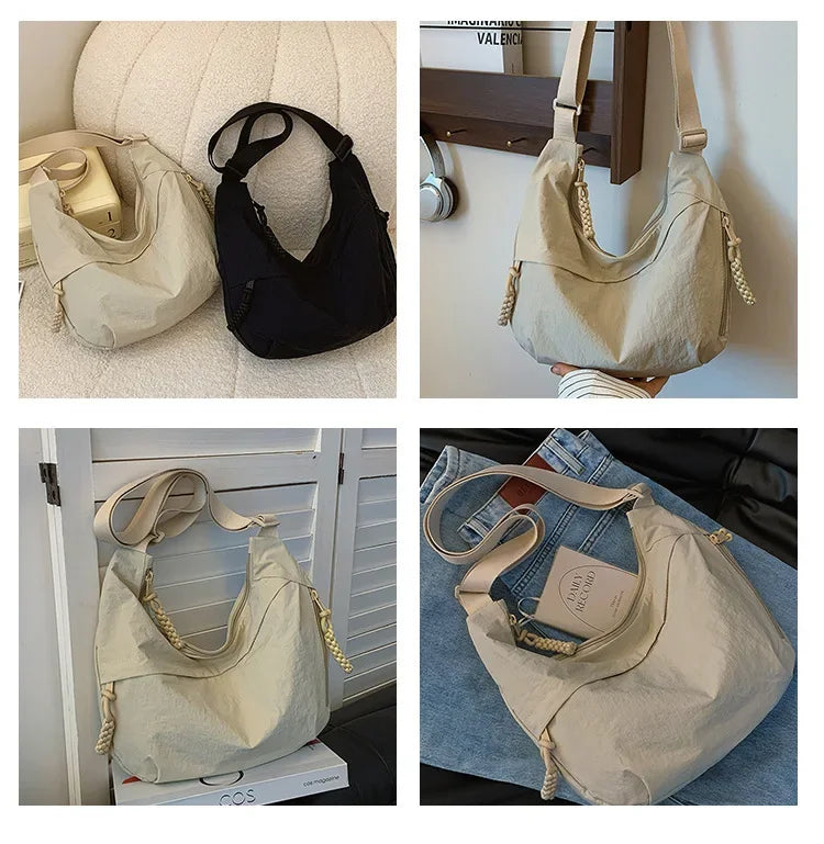 Fashionable And Minimalist Korean Version Dumpling Bag, Popular This Year, New High-quality Shoulder Bag, Large Capacity Tote