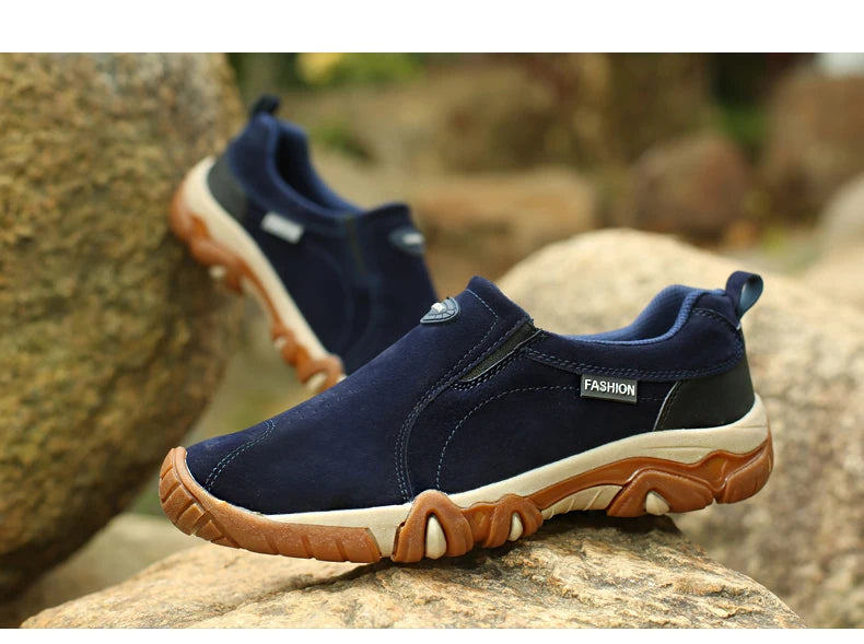 2023 New Outdoor Hiking Camping Light Running Lucky Shoes Jogging Casual Sports Men's Shoes Non Slip Loafers Hiking Shoes 39-46