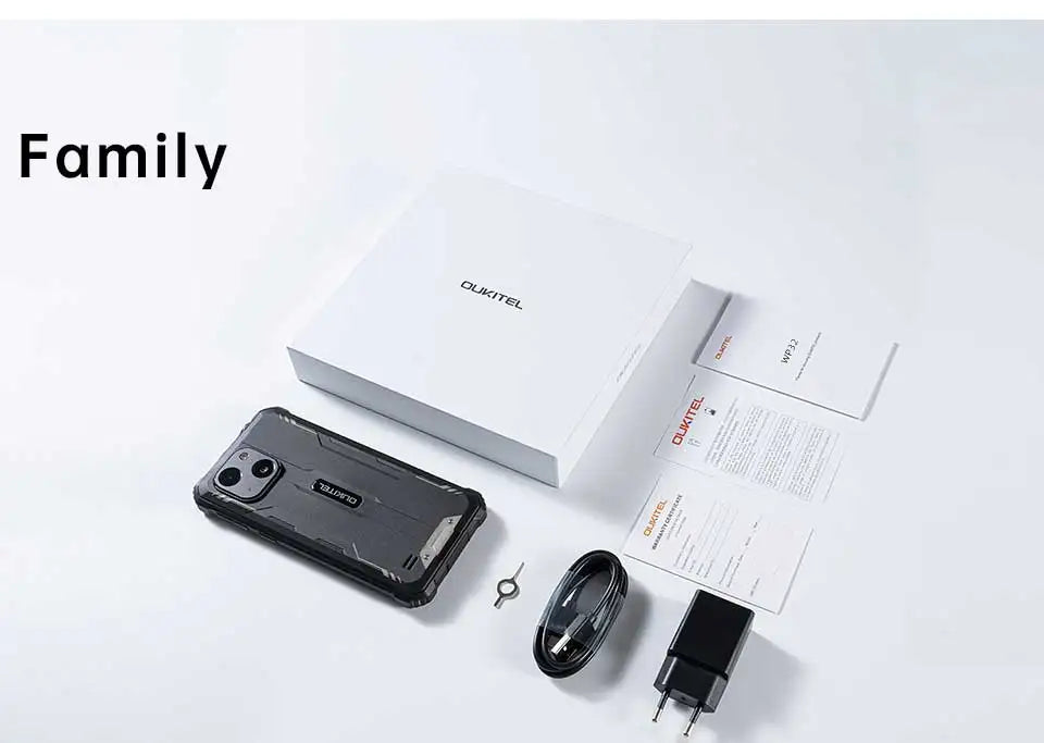 OUKITEL WP32 12GB(4+8) 128GB Mobile Phone IP68, Octa-Core, 6.0" HD+, Unbreakable Smartphone 6300mAh Android 13