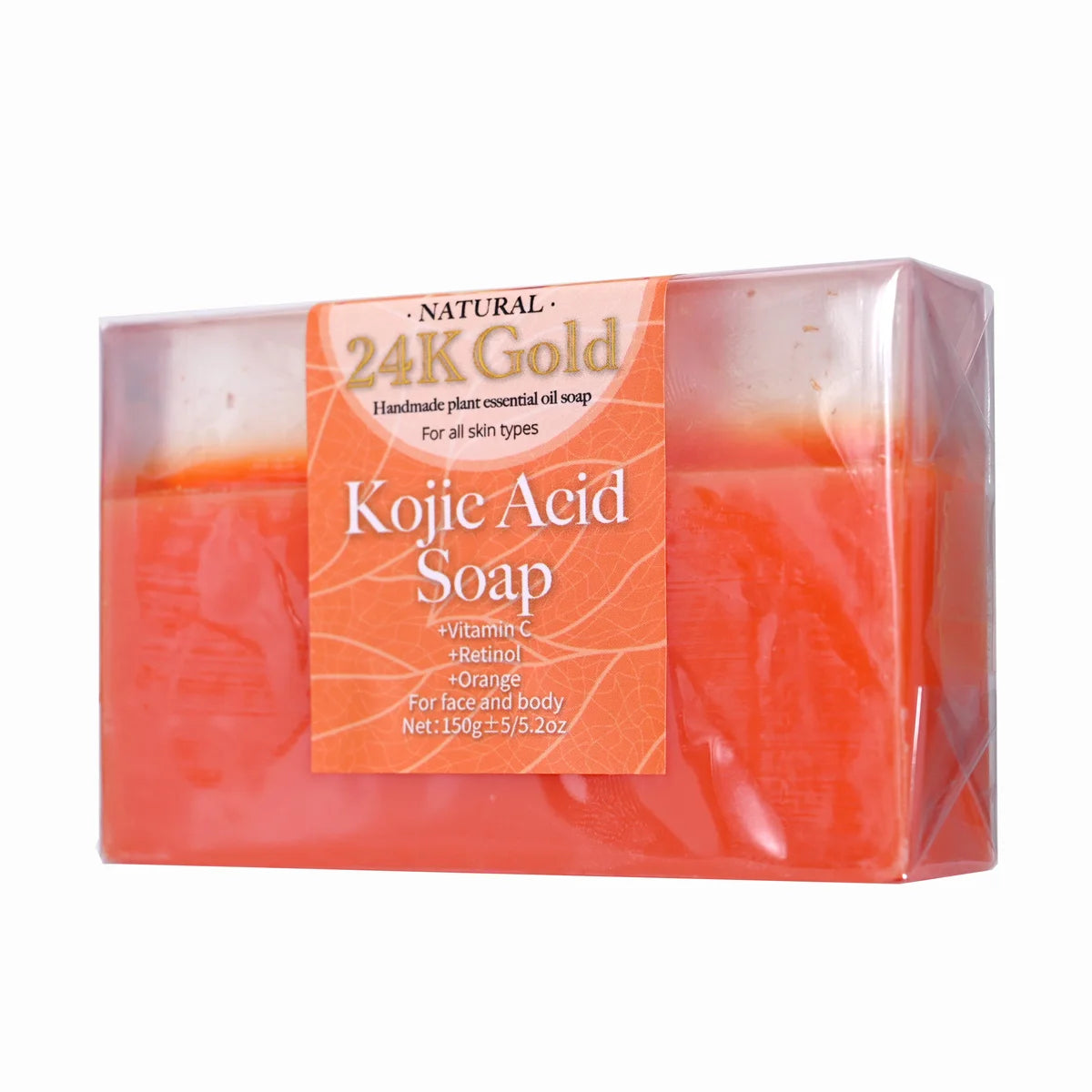 150G QS Kojic Acid Essential Oil Moisturizing Cleansing Soap Deep Cleaning Handmade Soap Facial Cleaning Shower Soap