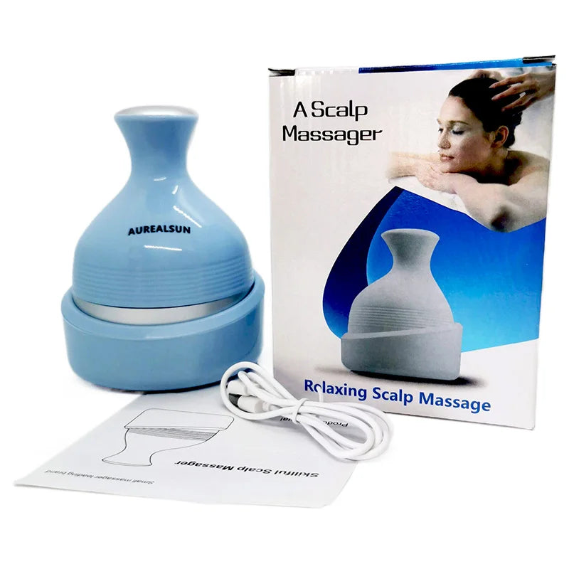 Electric Head Massage Health Care Antistress Relax Body Massagem  Deep Tissue Wireless Scalp Massager Prevent Hair Loss Relieve