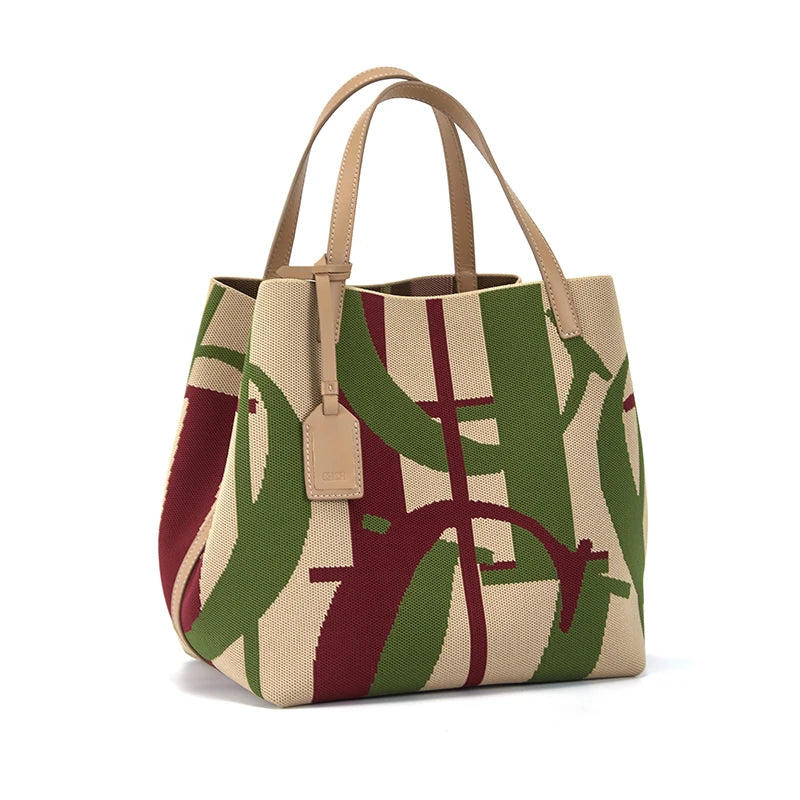 Multi-coloured Colour Retro Style Women's Large Capacity Handbags Multi-coloured Available Classic Multi-purpose Women's Handbag