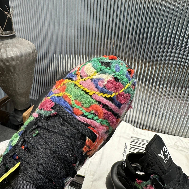 Handcrafed Casual Sneakers Man Platform Leather Canvas Sports Running Shoes Zip Upper Trainers Breathable Men Footwear Man Shoes