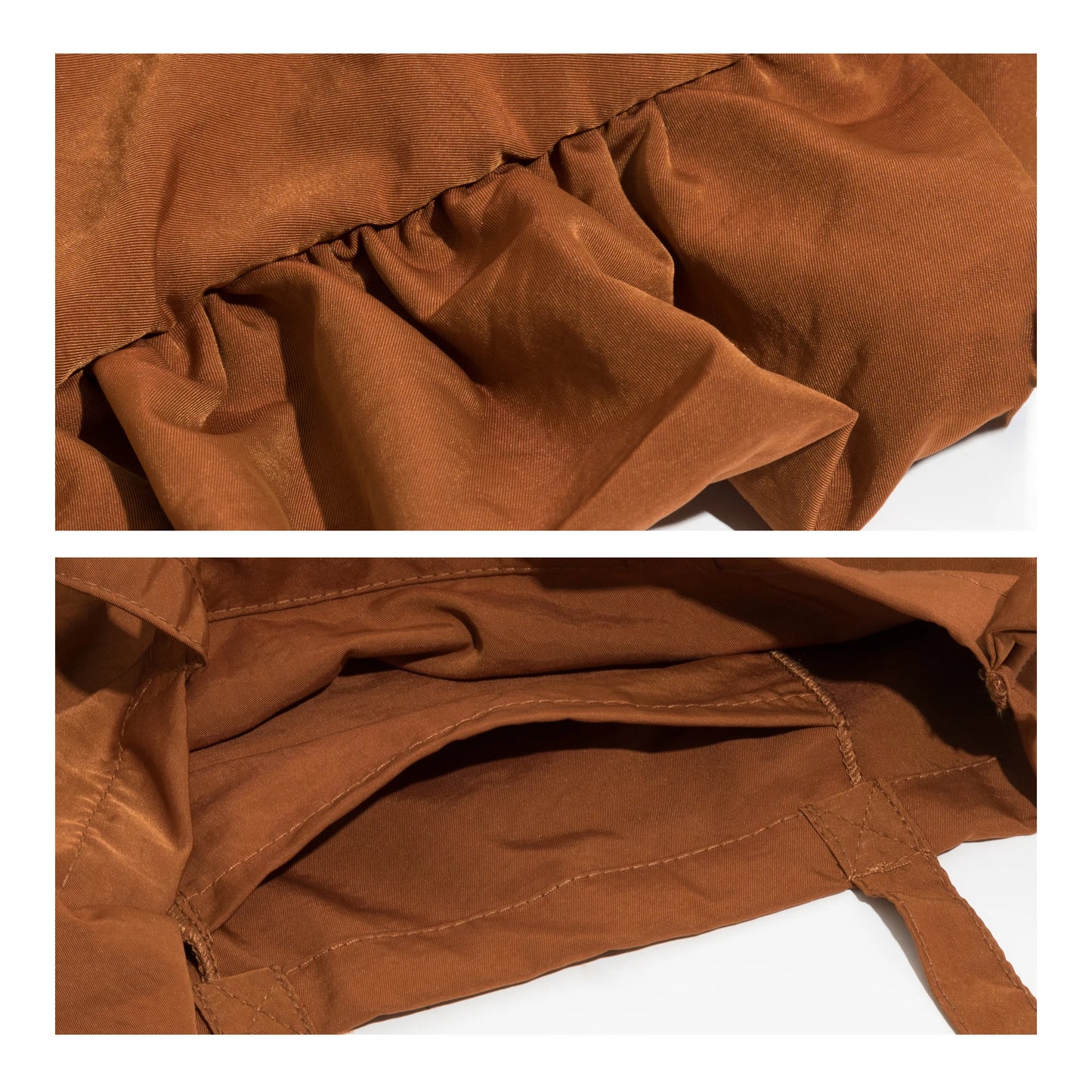 MABULA Ruffled Women's Casual Shopper Handbag Ruched Chic Ultra Thin Shoulder Hobo Purse Large Capacity Tote Bag for work