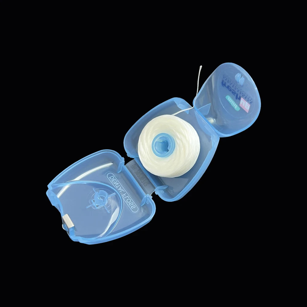 Portable Dental Floss Teeth Clean Oral Care Tooth Cleaner Teeth Gap Cleaning Polymer 50M Clean Wire Mint Toothpick Cleaning