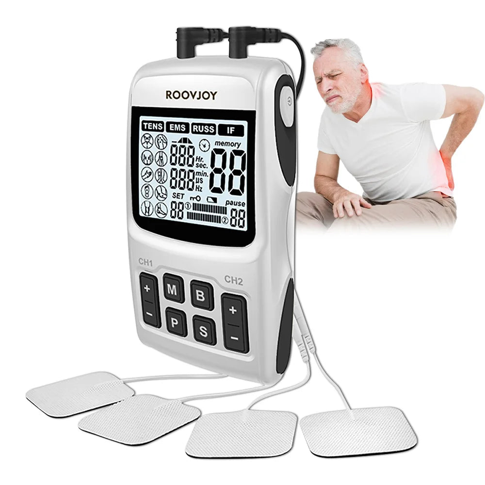 Electrostimulation Russian Wave Electric  Ems Muscle Stimulator Tens Unit Machine Professional Ems Acupenture Body Massager