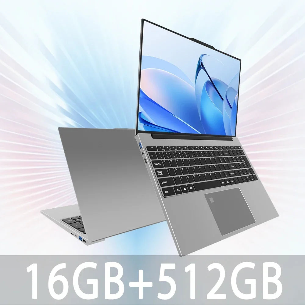 2025 New Laptop Computer Windows 11 32GB RAM 2TB SSD Intel Core i7 6500U 1920*1080 Resolution Laptop 15.6" Office Study Computer