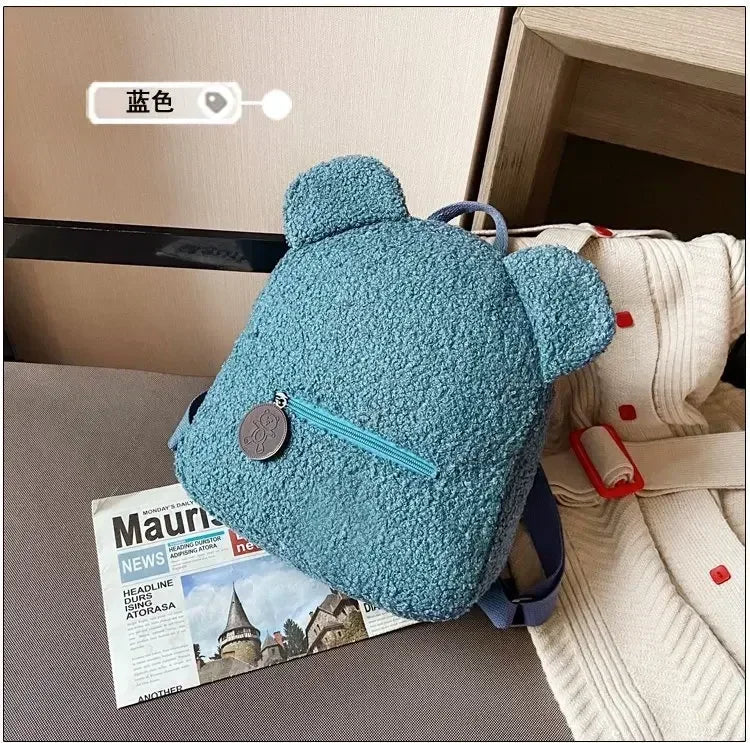 Girl Cute Backpack Women Sweet Travel Backpack Bag High Quality School Bag Girl Solid Soft Handbag Backpack Women