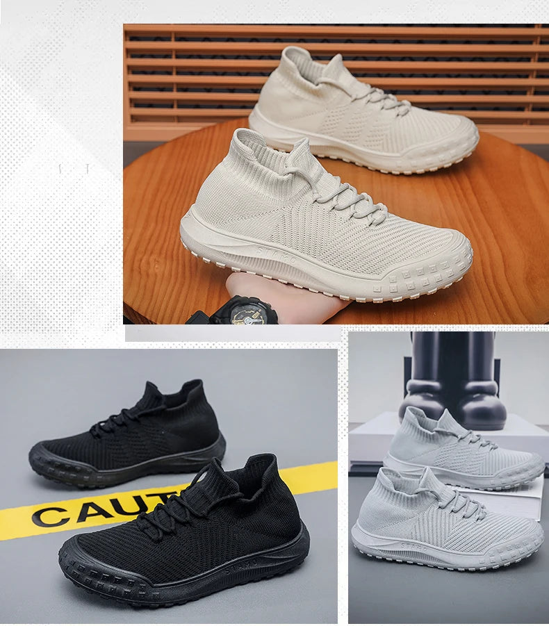 Men Casual Sneakers Summer Breathable Sport Shoes Outdoor Running Shoes male's Mesh Light Comfort Athletic Jogging Walking Shoes