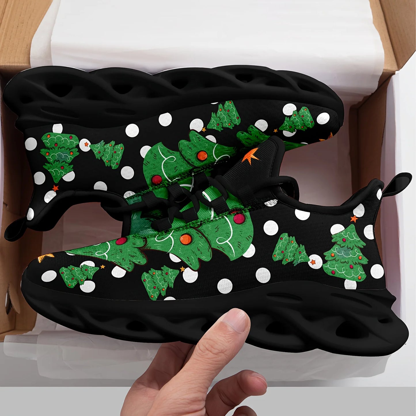 Cool Customize Christmas Flats Sneakers Mens Womens Sports Running Shoes High Quality DIY Sneaker customization Shoe