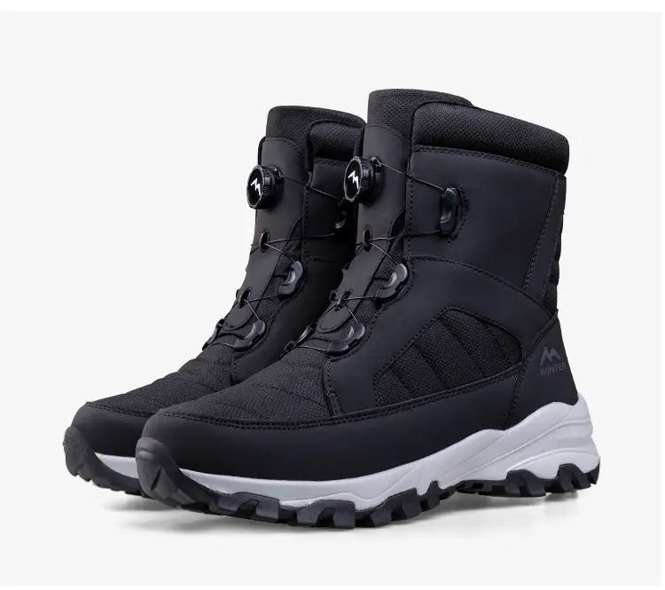 2025 Winter New Thick-soled Non-slip Comfortable Lightweight Velvet Outdoor Cotton Boots Men