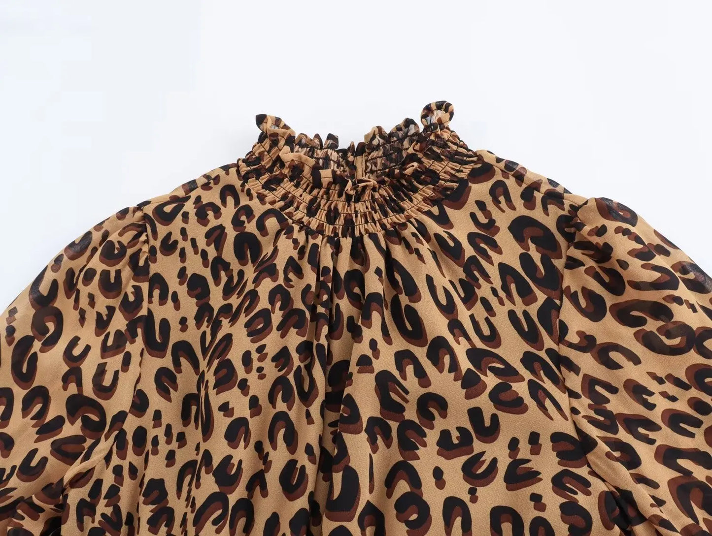 European and American style women's clothing new 2024 fashion retro leopard print long slim temperament dress
