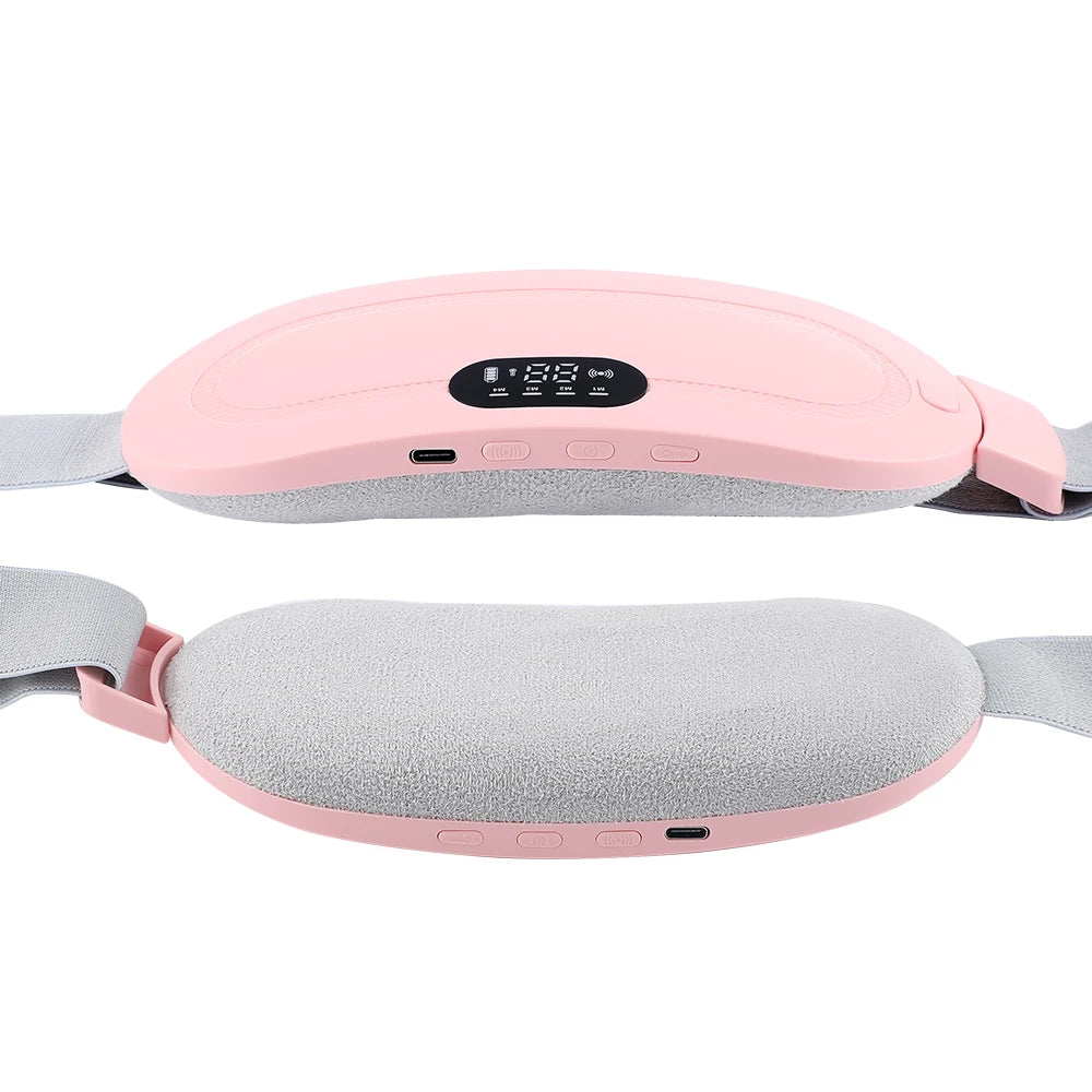 Portable Menstrual Heating Pad Warm Palace Waist Belt Period Cramp Massager Menstrual Heating Pad Dysmenorrhea Relieving Belt