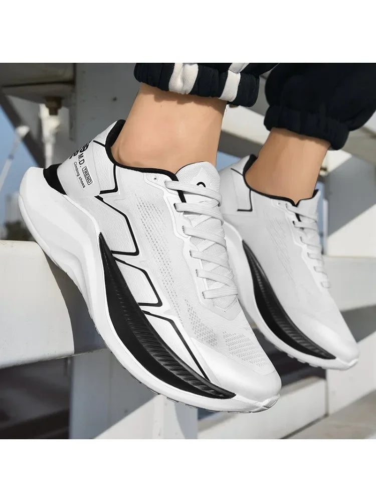 Running Shoes 2025 New White Sports Shoes for Men Man Sneakers Fashion Men Footwear Outdoor Non-slip Gym Wear Resistant Marathon