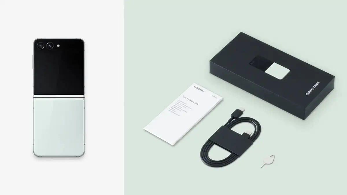 Refurbished Samsung Galaxy Z Flip 5 5G 6.7" F731U1 8+256/512GB AMOLED Unlocked Foldable Android CellPhone Excellent Condition