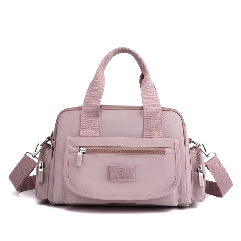 Fashion Multi Pocket Women‘s Handbag Durable Fabric Female Shoulder Bag Large Capacity Girls Shopping Bag Casual Tote SAC