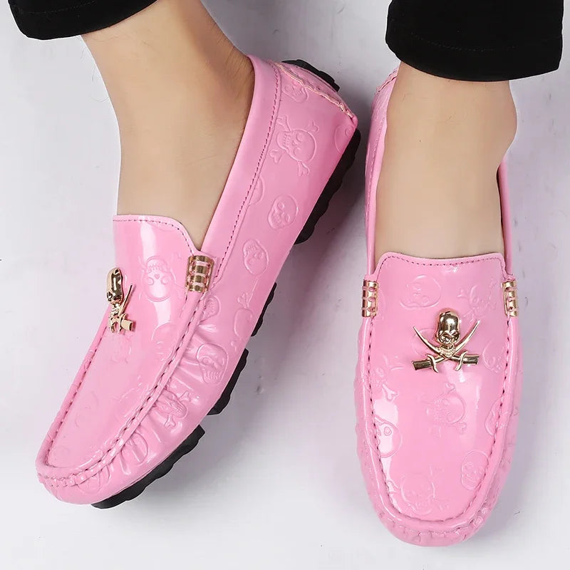 YRZL White Loafers Men Casual Shoes Handmade Lazy Shoes Men Loafers Moccasins Size 48 Breathable Slip on Driving Loafers for Men