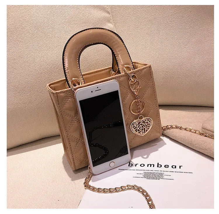 Handbag Women Brand Luxury Totes High Quality Fashion Classic Quilted Square Handle Bag Women Crossbody Shoulder Bags Dropship