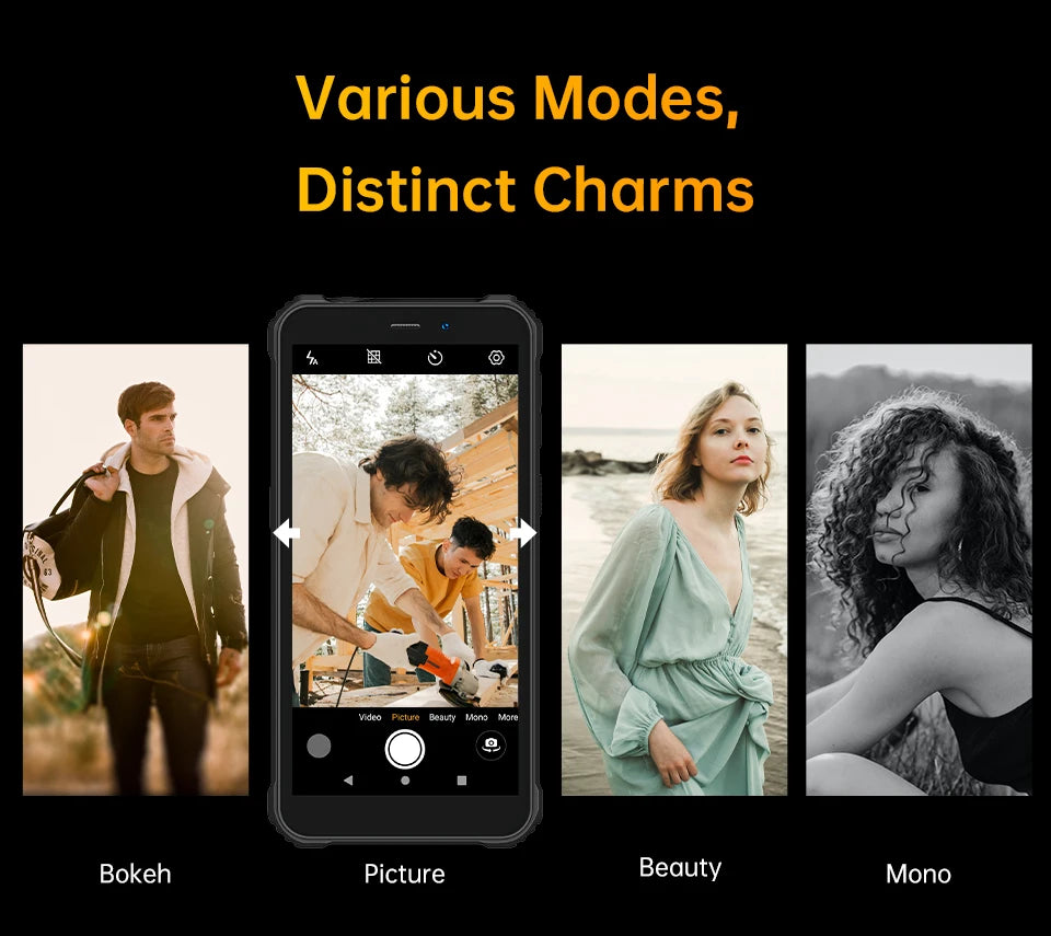 OUKITEL WP32 12GB(4+8) 128GB Mobile Phone IP68, Octa-Core, 6.0" HD+, Unbreakable Smartphone 6300mAh Android 13