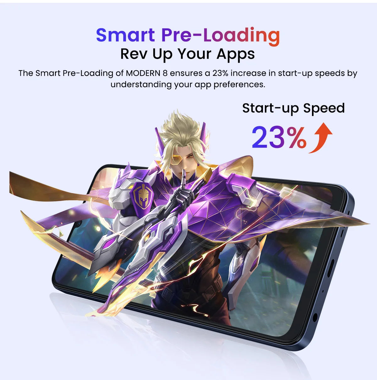 Oscal MODERN 8 Smartphone 6.75 inch Display 8GB+128GB/256GB,50MP Rear Camera Mobile Phone 18W Fast Charging 6000mAh