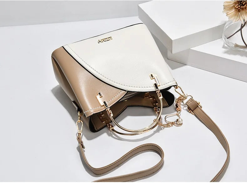 2025 New Women PU Handbag Bag Korean Style Large Capacity Shoulder Crossbody Bag Ladies High quality Leather Daily shopping Bag