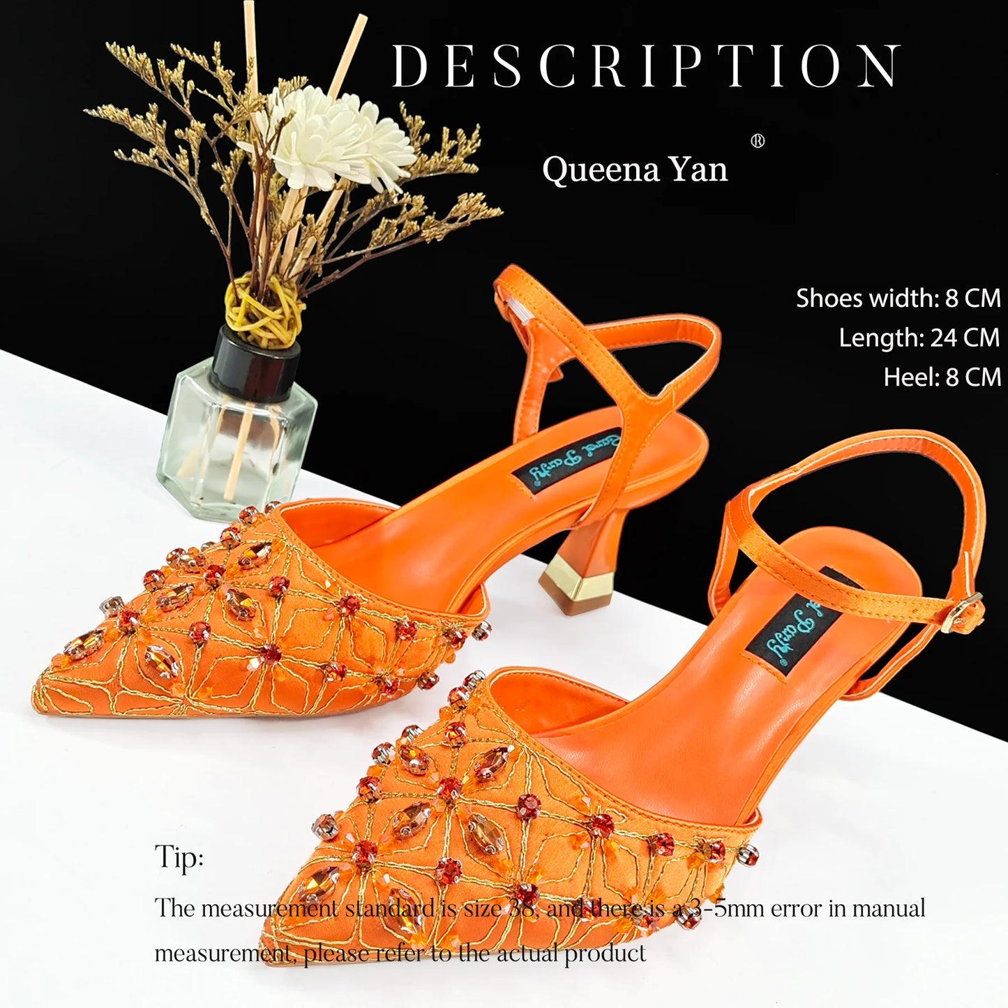 Festive Elegance:Spot Goods High Quality Women's Pumps Fashion Design For Nigeria Wedding Party Ladies Shoes
