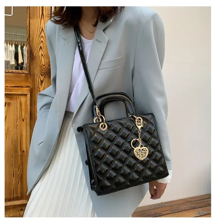 Handbag Women Brand Luxury Totes High Quality Fashion Classic Quilted Square Handle Bag Women Crossbody Shoulder Bags Dropship