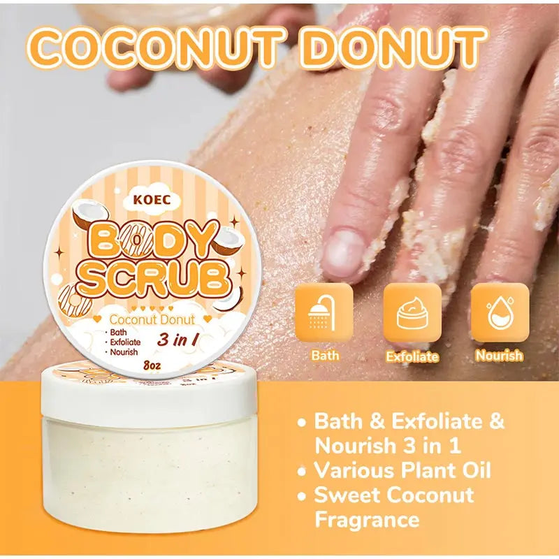 Fruity Body Scrub Remove Grease, Clean Body And Bath Salt. Moisten Prevent Dry Skin Scrub Cream Body Cleaning Products