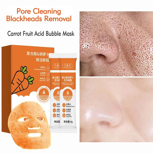 Bubble Face Cleaning Mask Blackhead Remove Pore Shrink Controlling Oil Moisturizing Whitening Brighten Skin Tone Fade Acne Scars