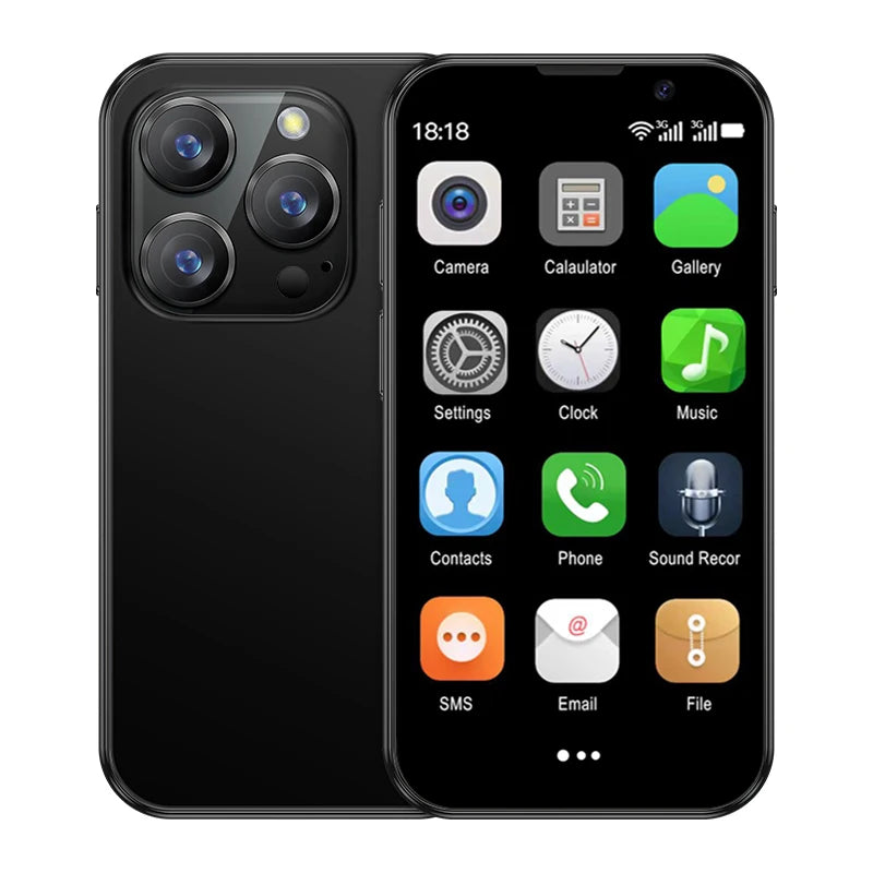 Mini smartphone SERVO 16SE, 16 Go de ROM, Android 9.0, Wi-Fi, double SIM, veille, Play Store, 3G, WCDMA, écran 3,0 pouces, nouvelle version