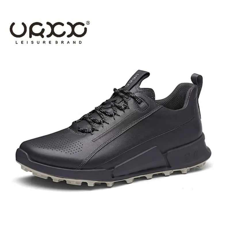 Men's Sneakers Casual Sports Shoes for Men Lightweight Leather Breathable Shoes  Mens Flat White Shoes Zapatillas Hombre