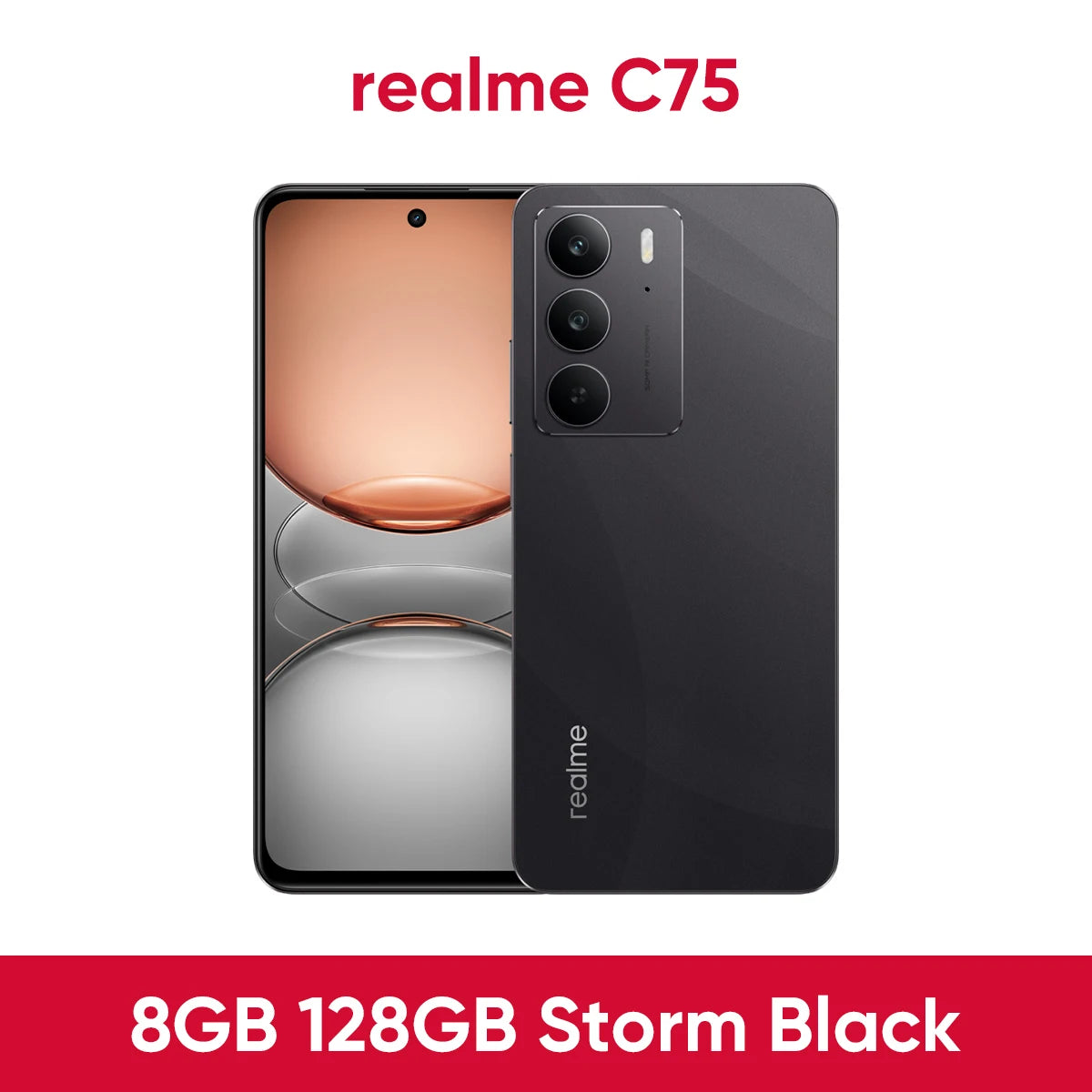 Global Version realme C75 6.72'' 90Hz FHD Display 50MP AI Camera 6000mAh Battery 45W Charge IP69 100% Original Cell Phone