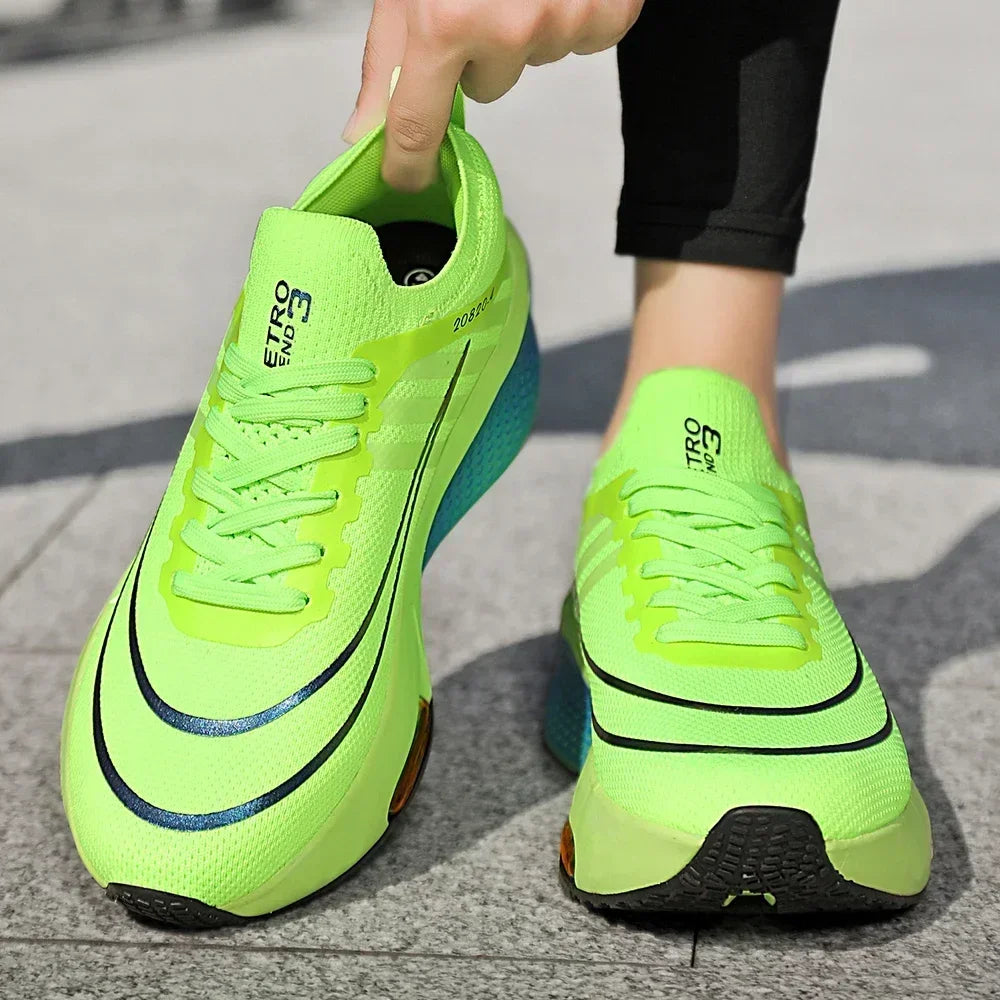 New Foreign Trade Couple Sports and Leisure Shoes Fashionable and Versatile Thick Bottom Lightweight Air Cushioned Running Shoes