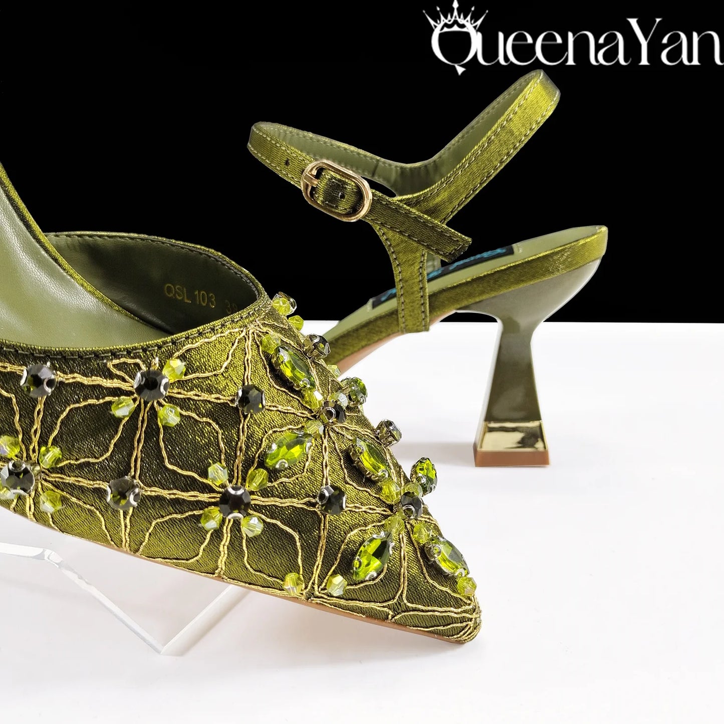 Festive Elegance:Spot Goods High Quality Women's Pumps Fashion Design For Nigeria Wedding Party Ladies Shoes