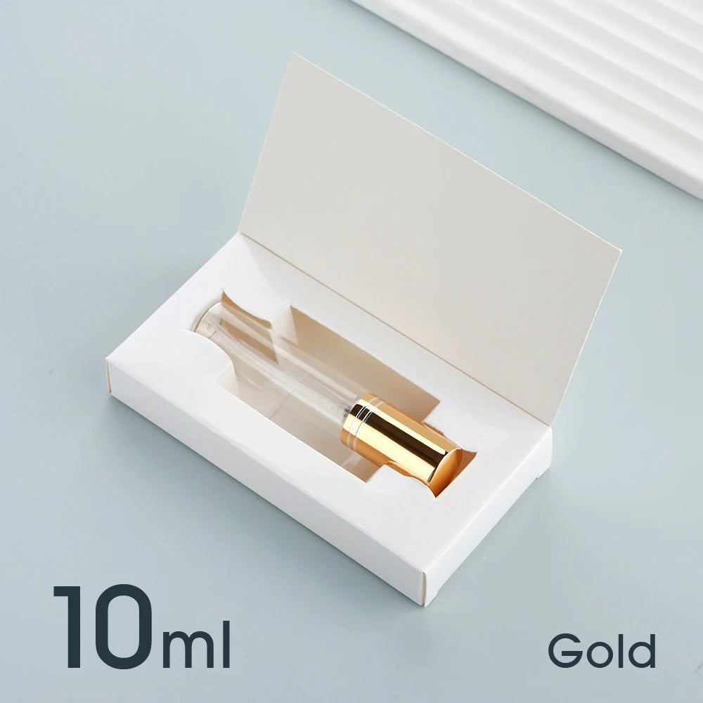 50個5毫升10毫升香水噴霧瓶帶包裝可再填充噴頭香水瓶鋁製迷你噴霧瓶