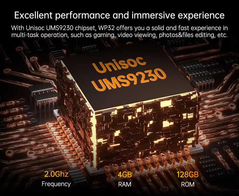 OUKITEL WP32 12GB(4+8) 128GB Mobile Phone IP68, Octa-Core, 6.0" HD+, Unbreakable Smartphone 6300mAh Android 13