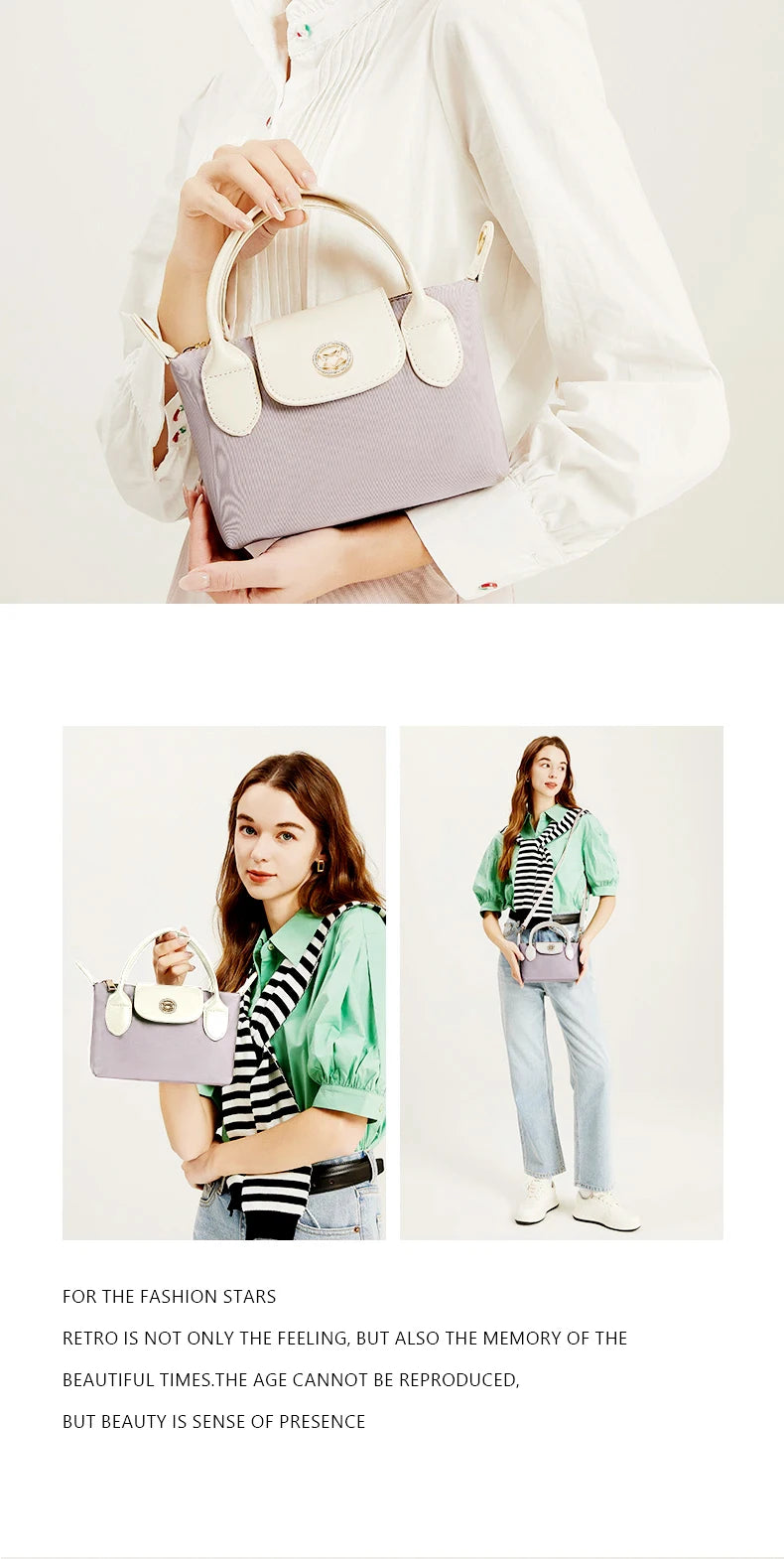 FOXER Fashion Women's Handbag Trapeze Bag 2025 New Summer Casual Crossbody Purse Female Shoulder Bag as Gift