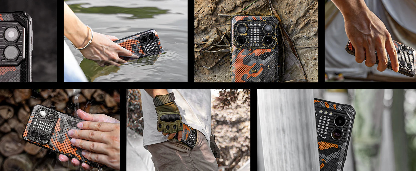 IIIF150 B2 Pro Rugged Smartphone Android Cell Phone G99 120Hz 6.8'' Screen 24GB RAM 256GB ROM 108MP Camera 10000mAh 30W Charge