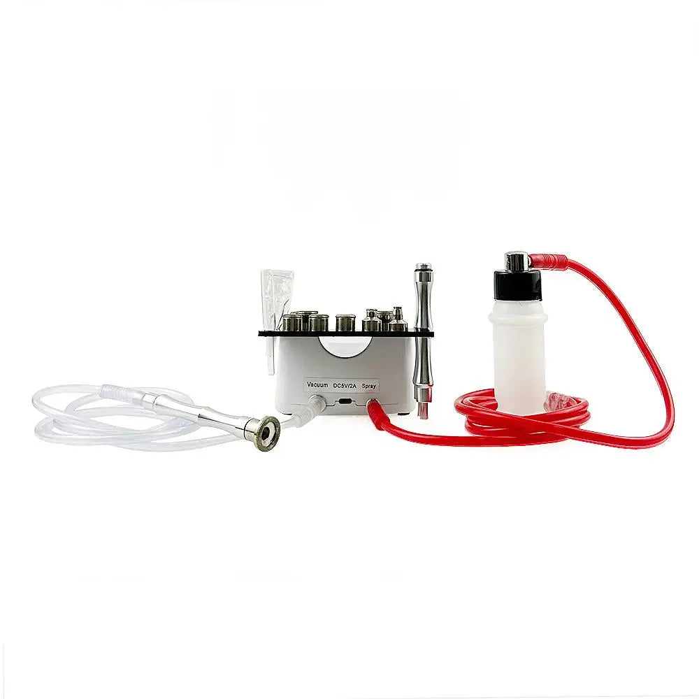 2 in1 Vacuum Suction Microdermabrasion Cleansing Remove Dirt Excess oil Dead Skin Spray Bottle Mist Facial Hydration Moisture