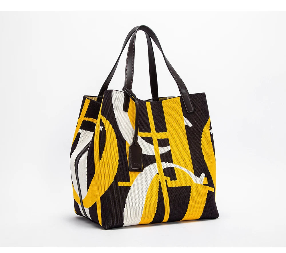 Multi-coloured Colour Retro Style Women's Large Capacity Handbags Multi-coloured Available Classic Multi-purpose Women's Handbag