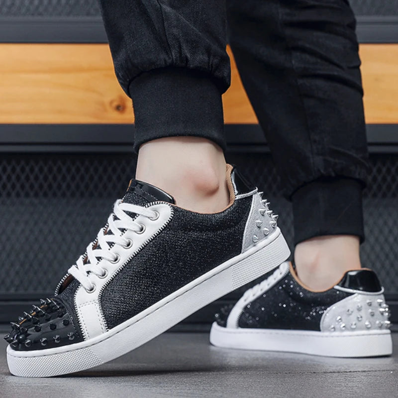 High Quality Mens Sneakers Non-slip Men Casual Shoes Fashion Outdoor Walking Shoe Designer Platform Shoes Lace-up Mens Shoes