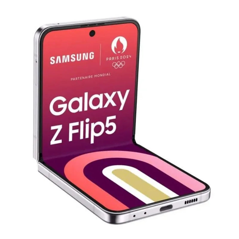 Refurbished Samsung Galaxy Z Flip 5 5G 6.7" F731U1 8+256/512GB AMOLED Unlocked Foldable Android CellPhone Excellent Condition
